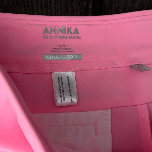 Annika Cutter & Buck Size L Large Dry Teck UPF 50+ Golf Shorts - Picture 2 of 6